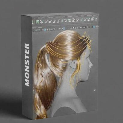 Creating a Female Hairstyle for Production with Maya XGen