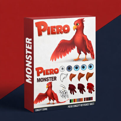 Piero Animated Character Concept