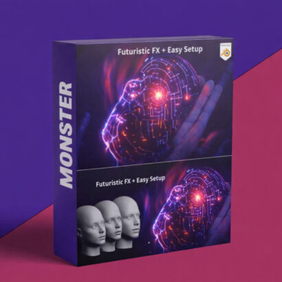 Sci Fi Character FX with Electric Signal Trails