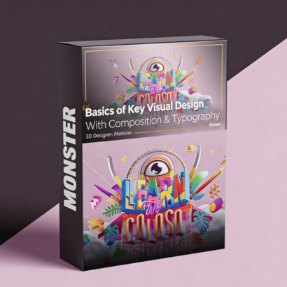 Basics of Key Visual Design with Composition Typography