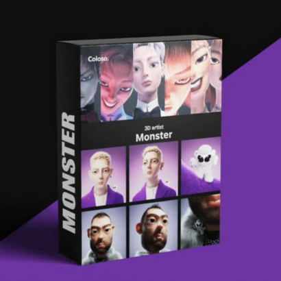 Characters mastered with Blender from details to motion